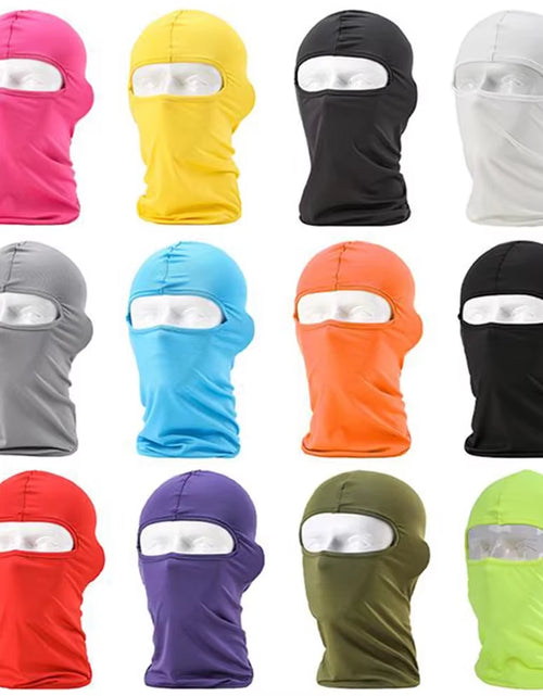 Load image into Gallery viewer, Balaclava Motorcycle Face Mask Moto Helmet Bandana Hood Ski Neck Full Face Mask Windproof Dustproof Face Shield Men'S Biker Mask
