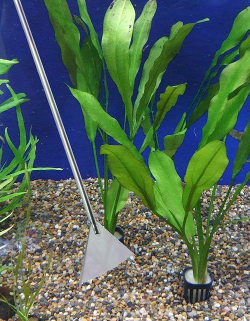 Load image into Gallery viewer, Aquarium Aquascaping Tool, Long Tweezers Scissors Spatula, 4 in 1 Stainless Steel Aquatic Plants Set for Fish Starter Kits, Aquariums Tank and Terrarium
