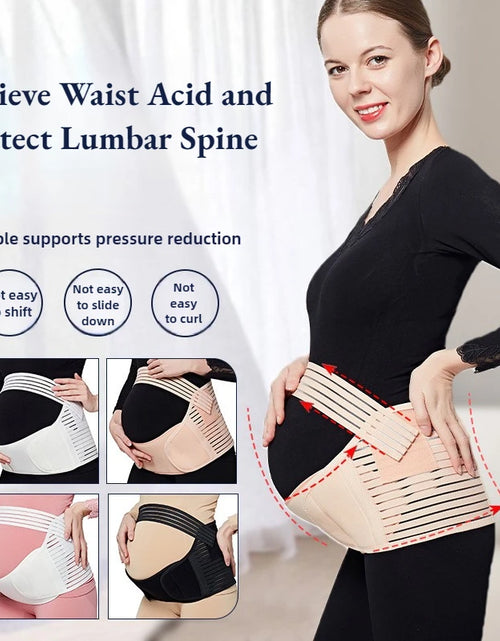 Load image into Gallery viewer, Mamacomfort™ Adjustable Maternity Support Belt – Back &amp; Belly Care for Pregnancy Relief
