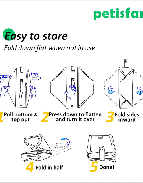 Load image into Gallery viewer, Portable Litter Box for Easy Travel with Cats and Kitties with 1 Collapsible Bowl and 1 Scoop
